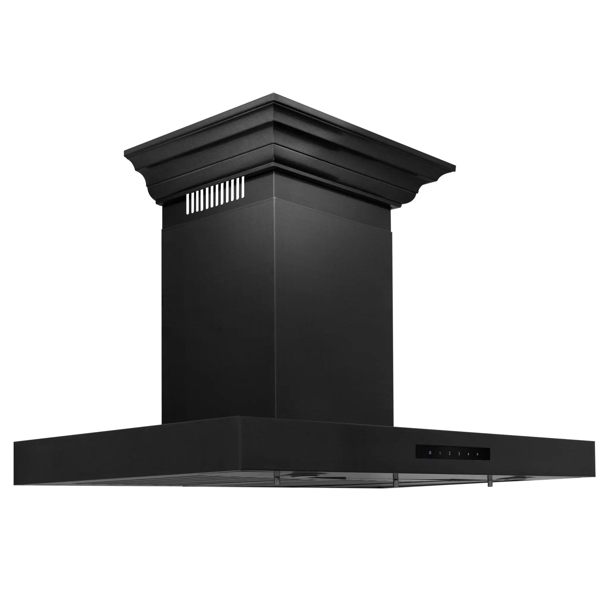 ZLINE 30" Wall Mount Range Hood, Black Stainless Steel, BSKENCRN-30 by Farmhouse Kitchen and Bath