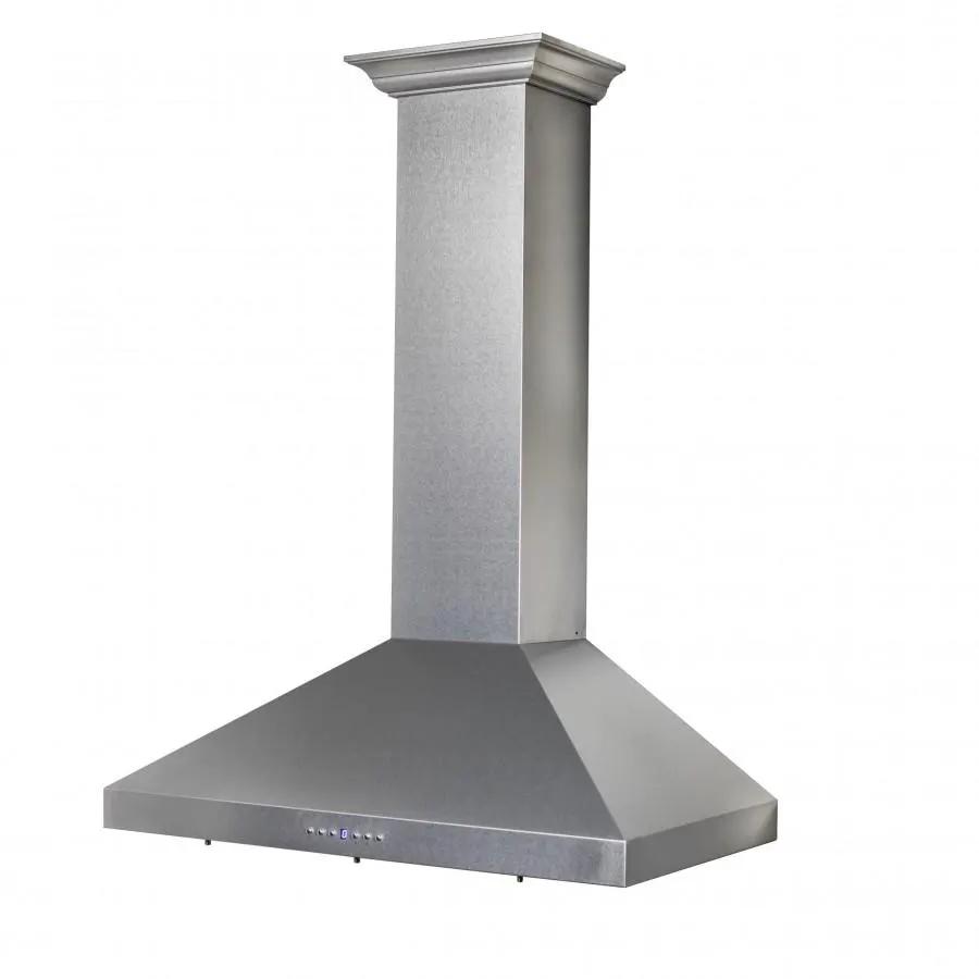 ZLINE 30" Wall Mount Range Hood in Snow Finished Stainless, 8KL3S-30 by Farmhouse Kitchen and Bath