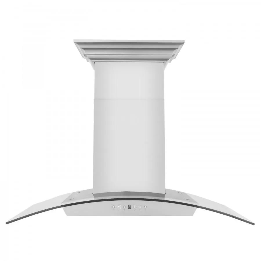ZLINE 30" Wall Range Hood, Built-in CrownSound® Bluetooth Speakers, KZCRN-BT-30 by Farmhouse Kitchen and Bath