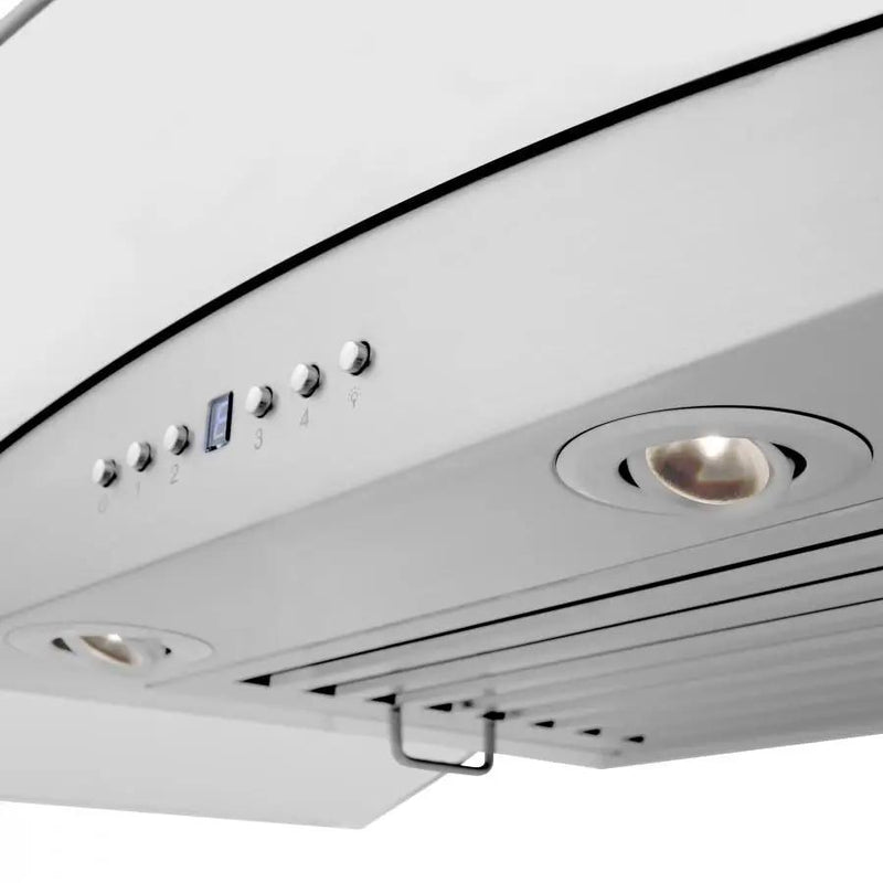 ZLINE 30" Wall Range Hood, Built-in CrownSound® Bluetooth Speakers, KZCRN-BT-30 by Farmhouse Kitchen and Bath