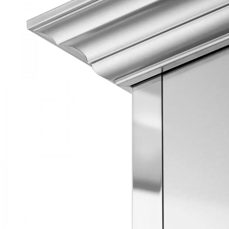 ZLINE 30" Wall Range Hood. DuraSnow Stainless, Mirror Accents, 655MR-30 by Farmhouse Kitchen and Bath