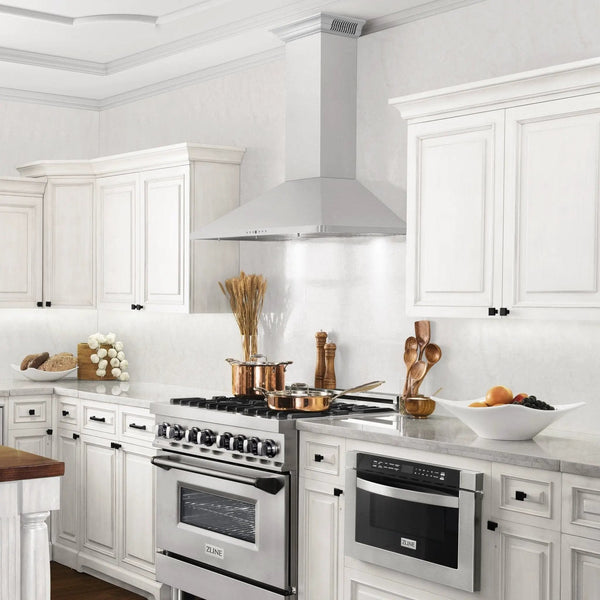 ZLINE 30" Wall Range Hood, Stainless, CrownSound Speakers, KF1CRN-BT-30, photo 2 of 11