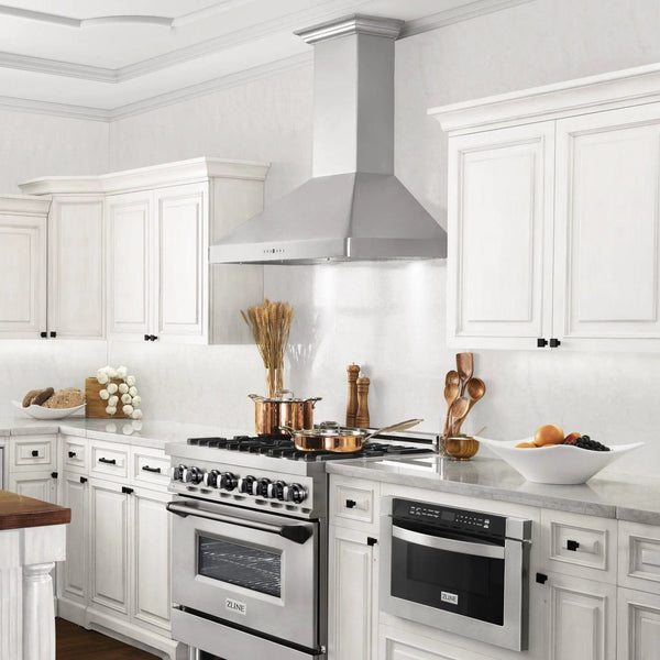 ZLINE 30" Wall Range Hood, Stainless, CrownSound Speakers, KF2CRN-BT-30, photo 2 of 8