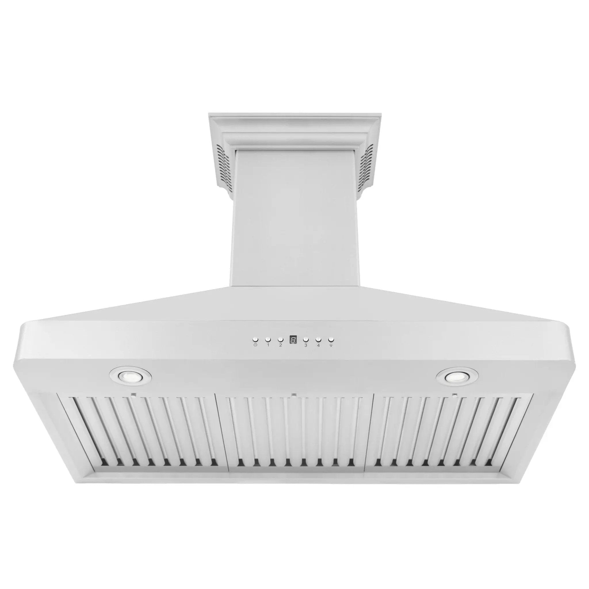 ZLINE 30" Wall Range Hood, Stainless, CrownSound Speakers, KF2CRN-BT-30 by Farmhouse Kitchen and Bath