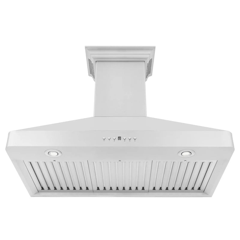 ZLINE 30" Wall Range Hood, Stainless, CrownSound Speakers, KF2CRN-BT-30 by Farmhouse Kitchen and Bath