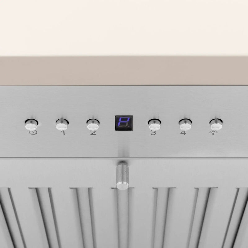 ZLINE 30" Wooden Wall Mount Range Hood in Cottage White, KPTT-30 by Farmhouse Kitchen and Bath