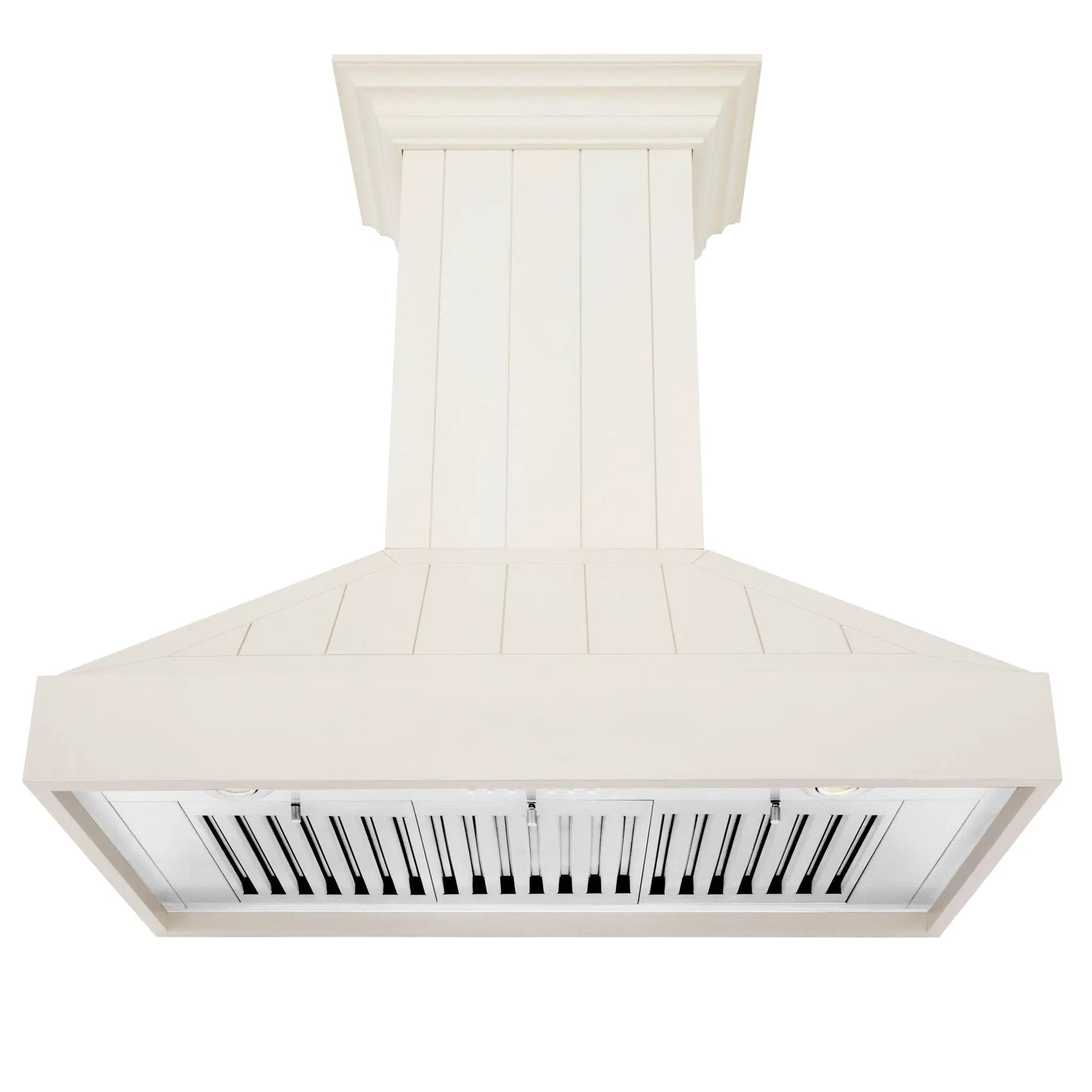 ZLINE 30" Wooden Wall Mount Range Hood in Cottage White, KPTT-30 by Farmhouse Kitchen and Bath