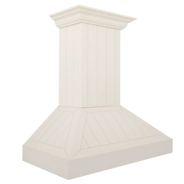 ZLINE 30" Wooden Wall Mount Range Hood in Cottage White, KPTT-30