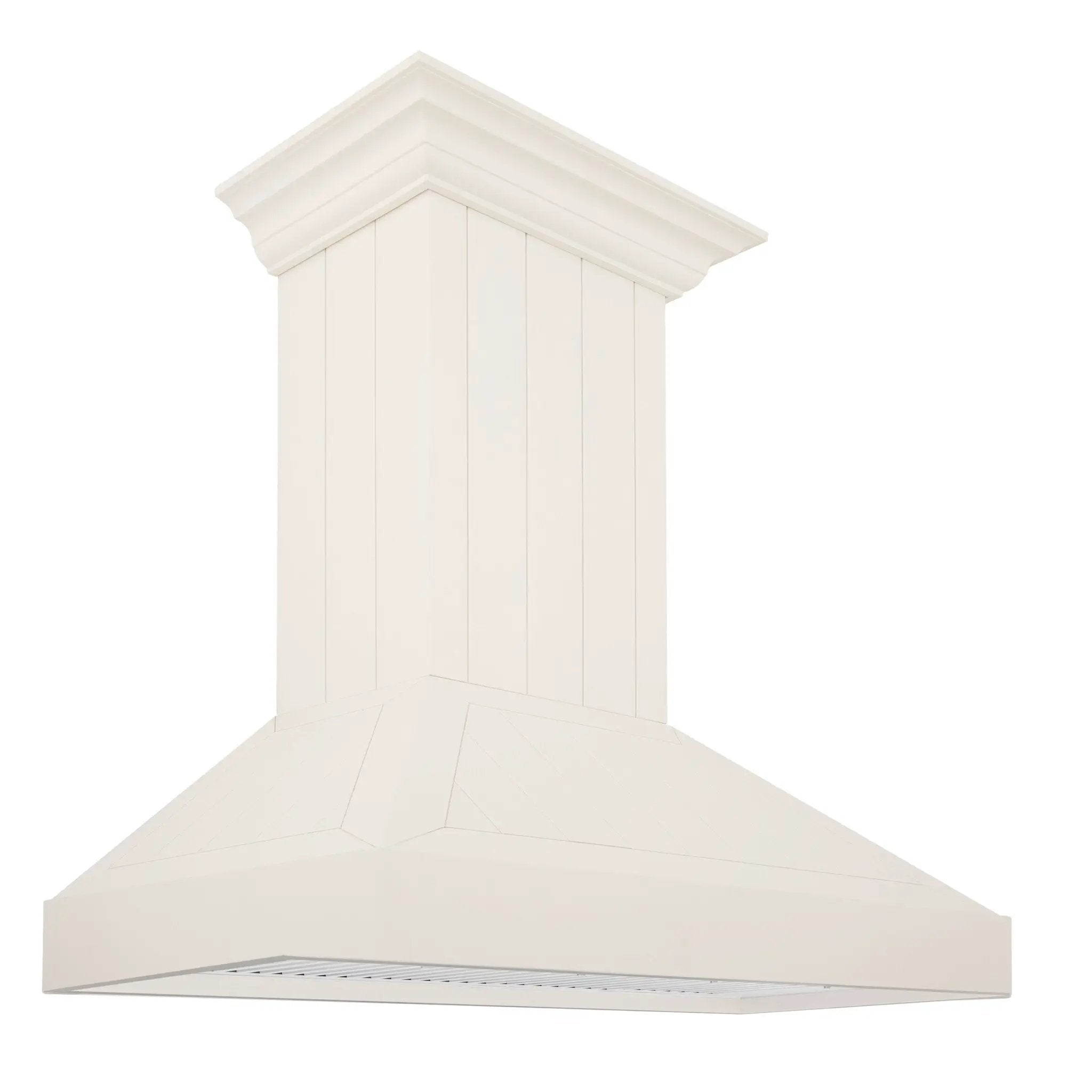 ZLINE 30" Wooden Wall Mount Range Hood in Cottage White, KPTT-30 by Farmhouse Kitchen and Bath