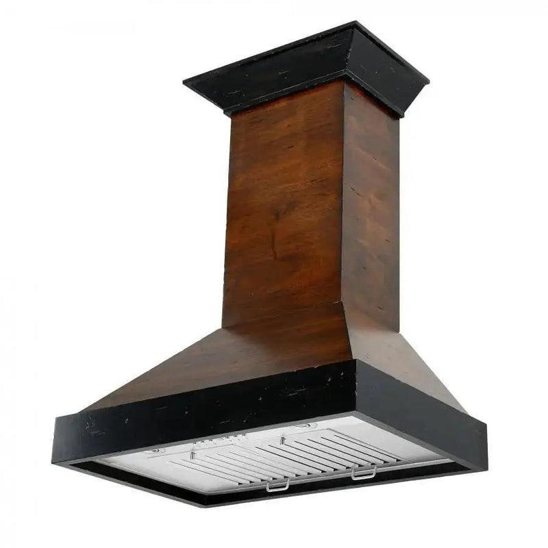 ZLINE 30" Wooden Wall Range Hood, Crown Molding KBAR-30 by Farmhouse Kitchen and Bath