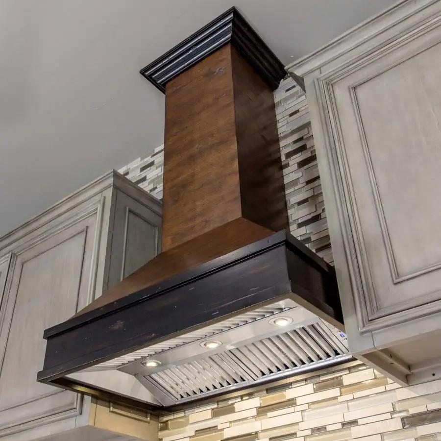 ZLINE 30" Wooden Wall Range Hood, Hamilton, Remote Motor, 329AH-RD-30 by Farmhouse Kitchen and Bath