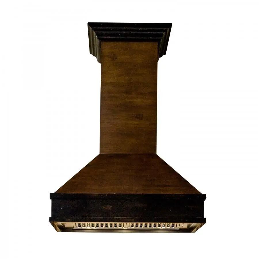 ZLINE 30" Wooden Wall Range Hood, Hamilton, Remote Motor, 329AH-RD-30 by Farmhouse Kitchen and Bath