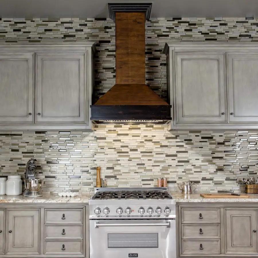 ZLINE 30" Wooden Wall Range Hood, Hamilton, Remote Motor, 329AH-RD-30 by Farmhouse Kitchen and Bath