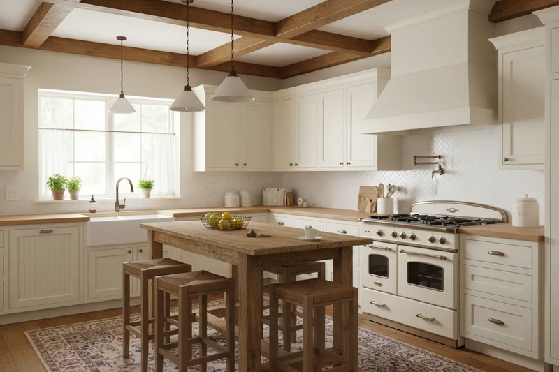 ZLINE 30" Wooden Wall Range Hood in Cottage White, KBTT-30 by Farmhouse Kitchen and Bath