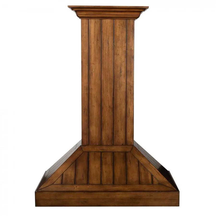 ZLINE 30" Wooden Wall Range Hood, Rustic Light, KPLL-30 by Farmhouse Kitchen and Bath