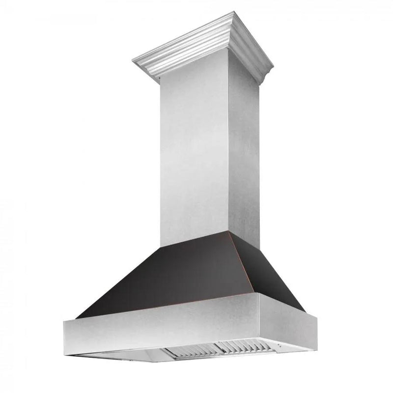 ZLINE 30" ZLINE DuraSnow Wall Range Hood, Oil Rubbed Shell, 8654ORB-30 by Farmhouse Kitchen and Bath