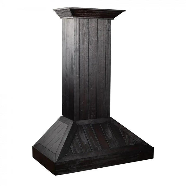 ZLINE 30"Wooden Wall Range Hood, Rustic Dark, KPDD-30, photo 2 of 8