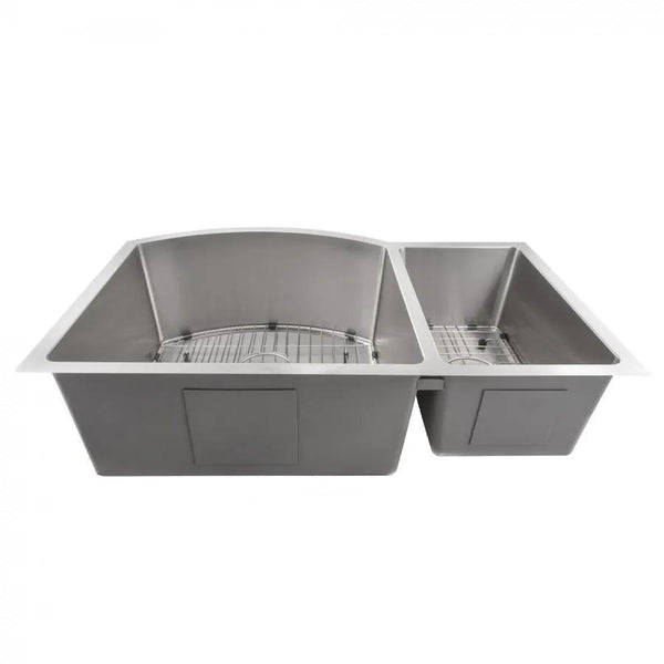 ZLINE 33" Undermount Double Bowl Sink in Stainless Steel, SC70D-33, photo 2 of 6