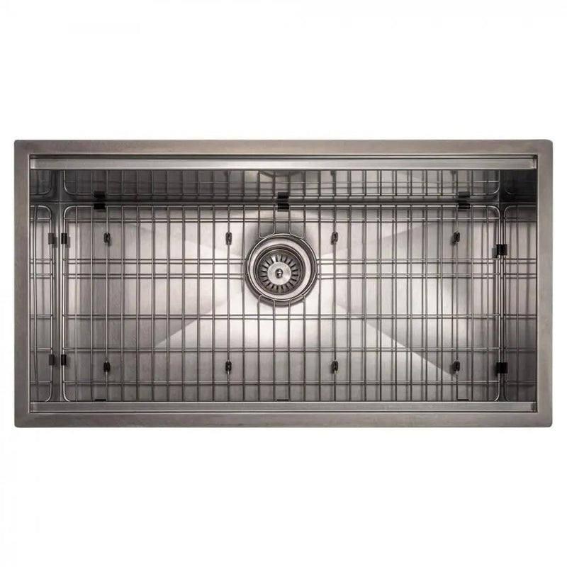 ZLINE 33" Undermount Single Bowl Ledge Sink Stainless Steel, SLS-33S by Farmhouse Kitchen and Bath