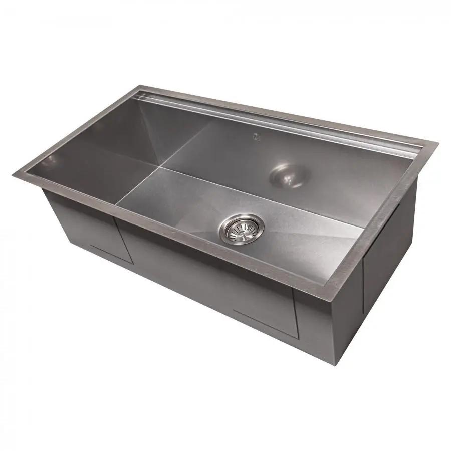 ZLINE 33" Undermount Single Bowl Ledge Sink Stainless Steel, SLS-33S by Farmhouse Kitchen and Bath
