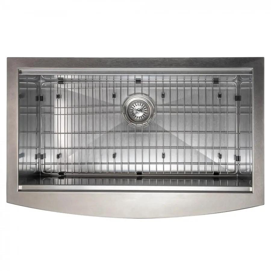 ZLINE 33" Undermount Single Bowl Ledge Sink Stainless Steel, SLSAP-33 by Farmhouse Kitchen and Bath