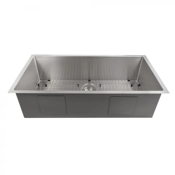 ZLINE 33" Undermount Single Bowl Sink in Stainless Steel, SRS-33, photo 2 of 6