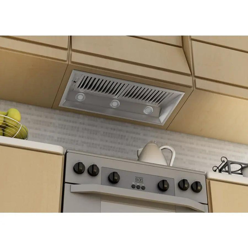 ZLINE 34" Indoor/Outdoor Stainless Steel RangeHood Insert, 698-304-34 by Farmhouse Kitchen and Bath