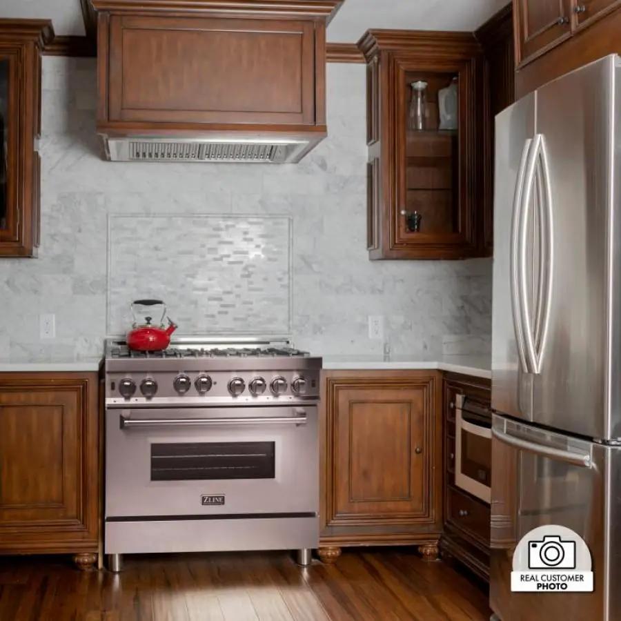 ZLINE 34" Stainless Steel Under Cabinet Range Hood Insert, 698-34 by Farmhouse Kitchen and Bath