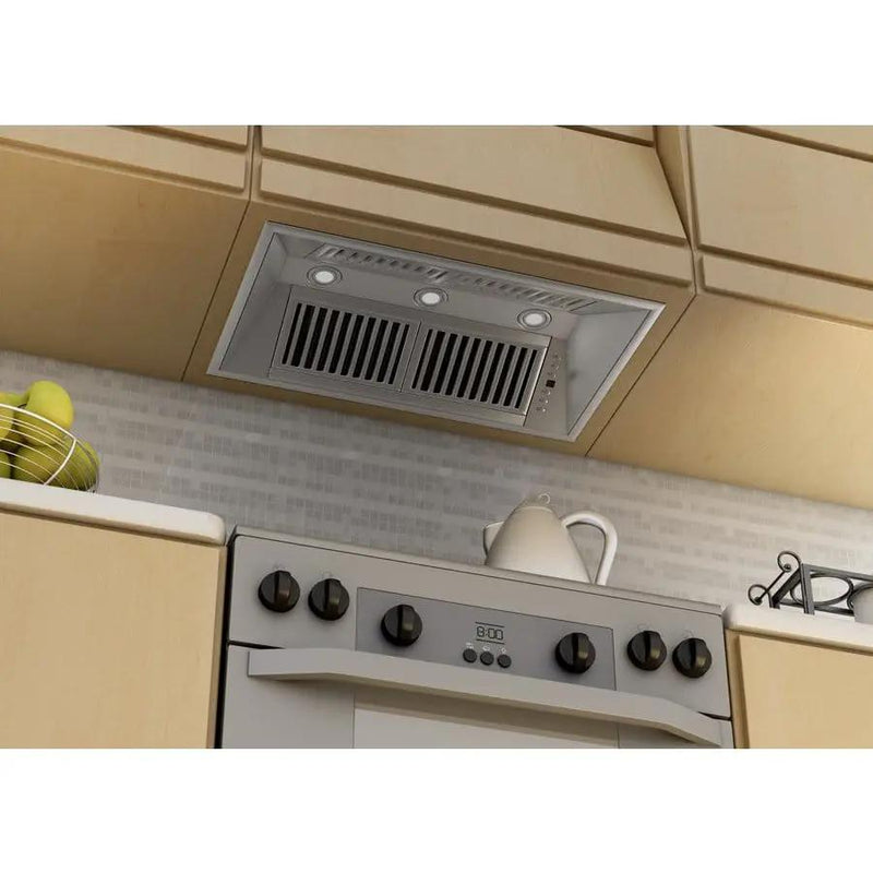 ZLINE 34"Stainless In/Outdoor UnderCabinet RangeHood Insert, 721-304-34 by Farmhouse Kitchen and Bath