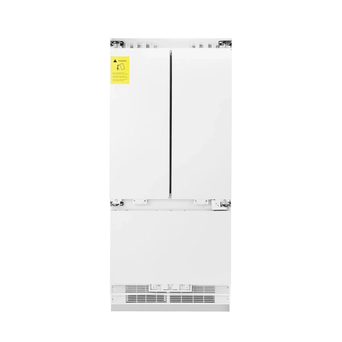 ZLINE 36" 19.6 cu. Ft. Panel Ready Built-In 3-Door French Door Refrigerator with Internal Water and Ice Dispenser RBIV-36 by Farmhouse Kitchen and Bath