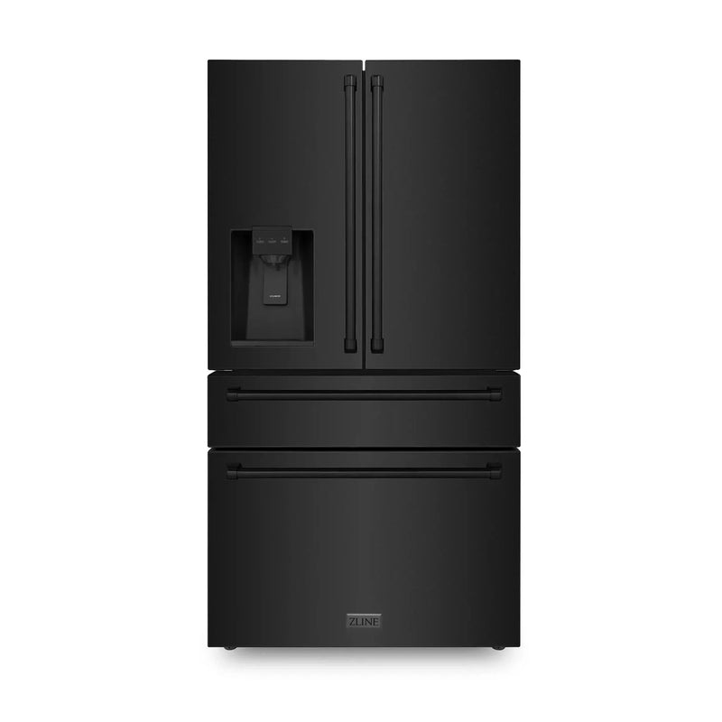 ZLINE 36" 21.6 cu. ft French Door Refrigerator with Water and Ice Dispenser in Stainless Steel RFM-W-36-BS by Farmhouse Kitchen and Bath