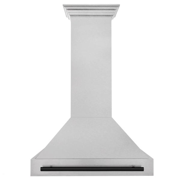 ZLINE 36" Autograph Edition DuraSnow Wall Range Hood 8654SNZ-36-MB, photo 2 of 10