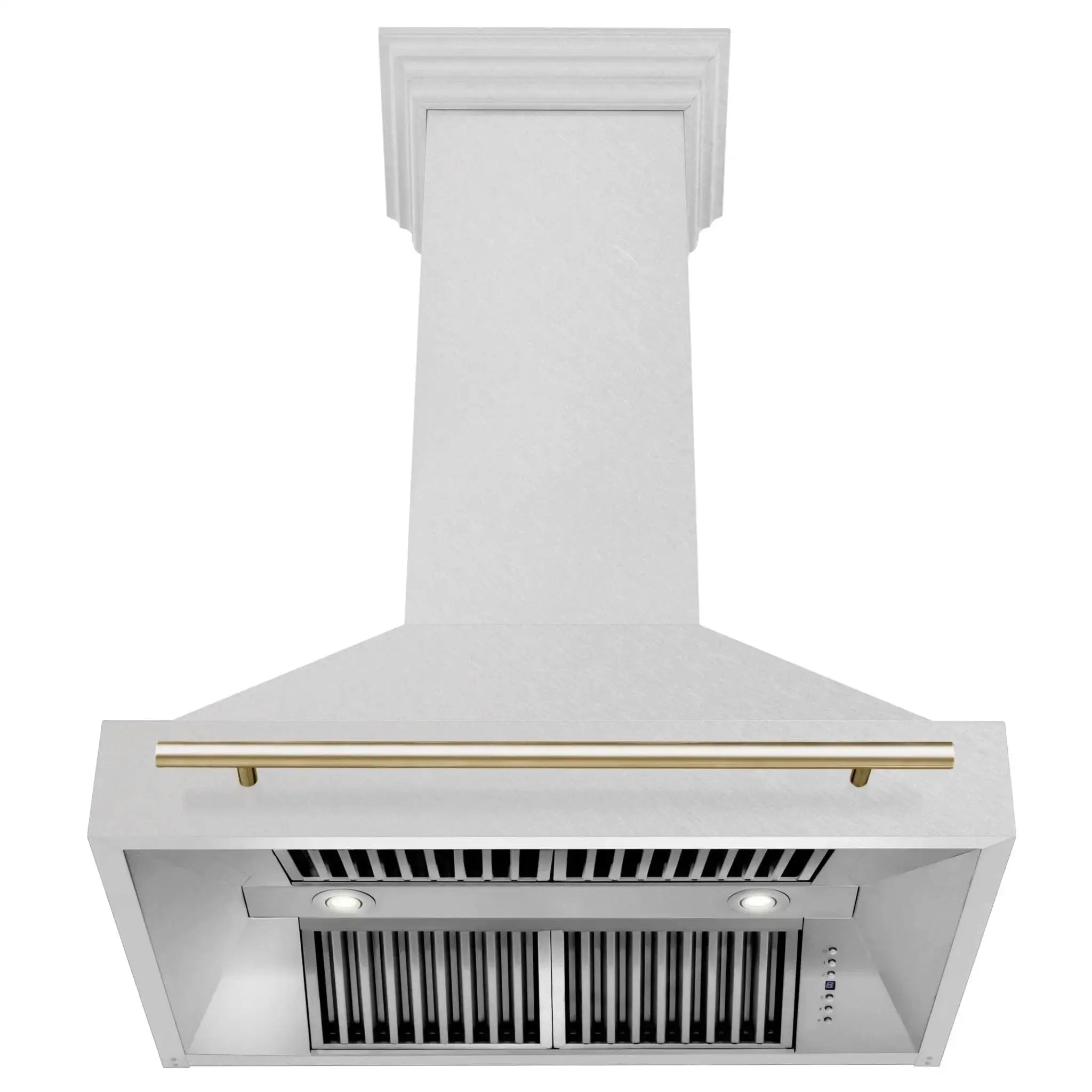 ZLINE 36" Autograph Edition Fingerprint Resistant Stainless Steel Range Hood 8654SNZ-36-G by Farmhouse Kitchen and Bath