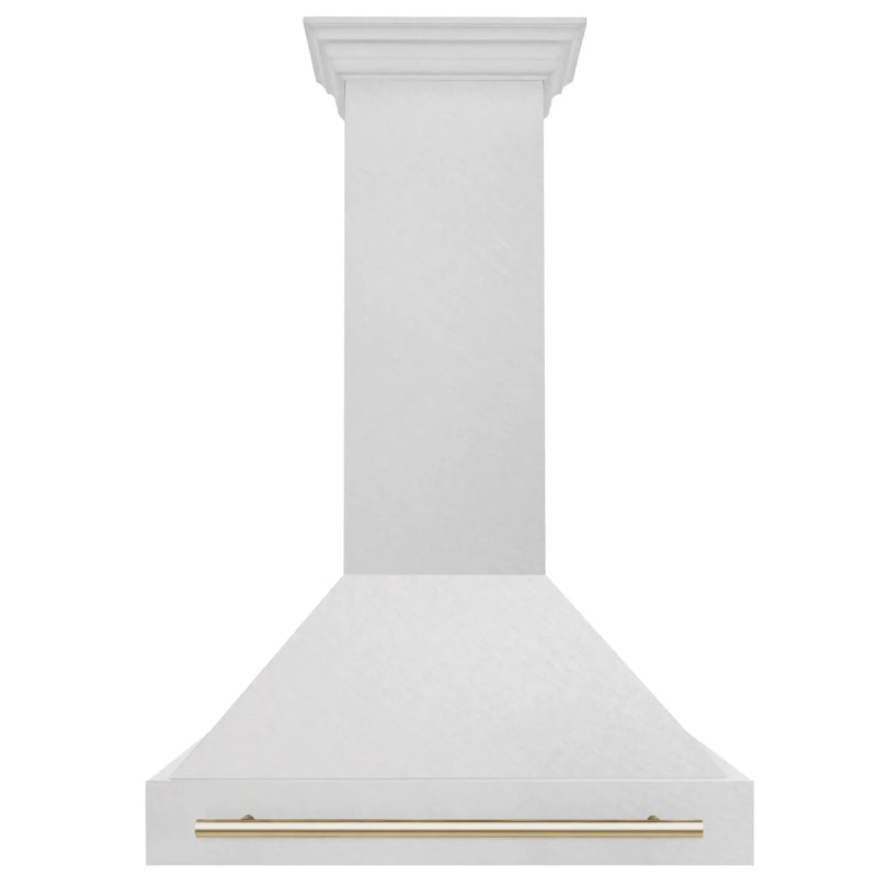 ZLINE 36" Autograph Edition Fingerprint Resistant Stainless Steel Range Hood 8654SNZ-36-G by Farmhouse Kitchen and Bath