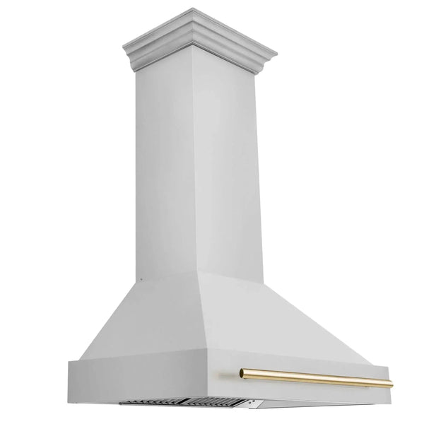 ZLINE 36" Autograph Stainless Wall Range Hood, 8654STZ-36-G