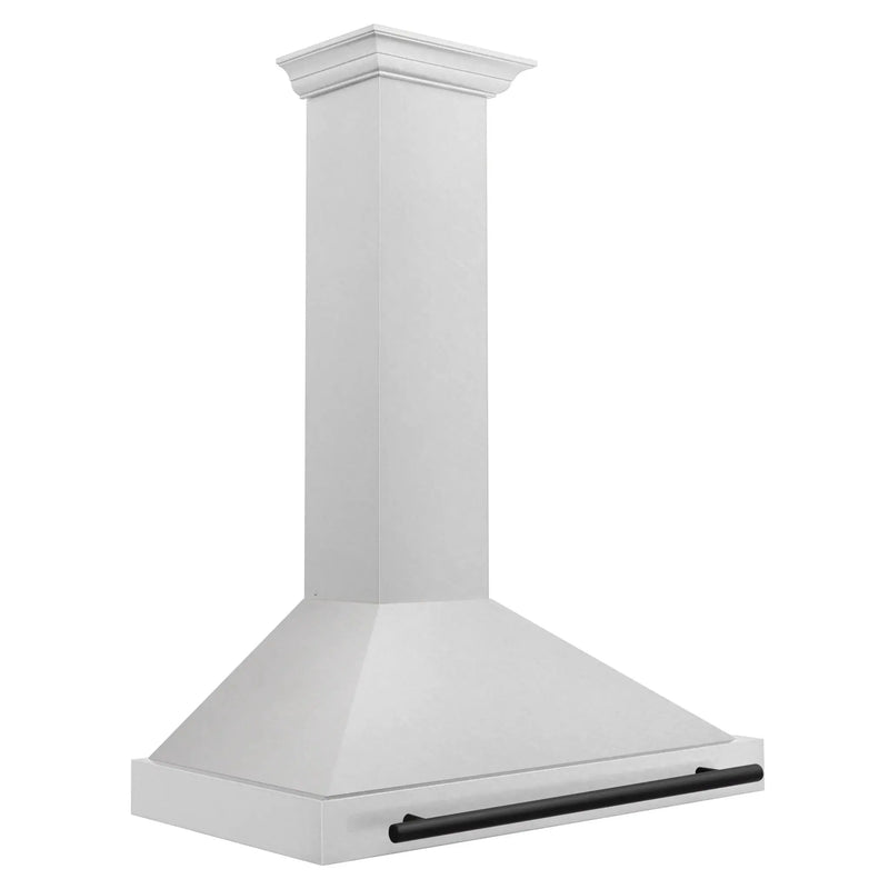 ZLINE 36" Autograph Stainless Wall Range Hood KB4SNZ-36-MB by Farmhouse Kitchen and Bath