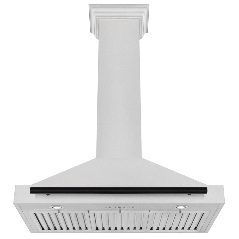 ZLINE 36" Autograph Stainless Wall Range Hood KB4SNZ-36-MB by Farmhouse Kitchen and Bath