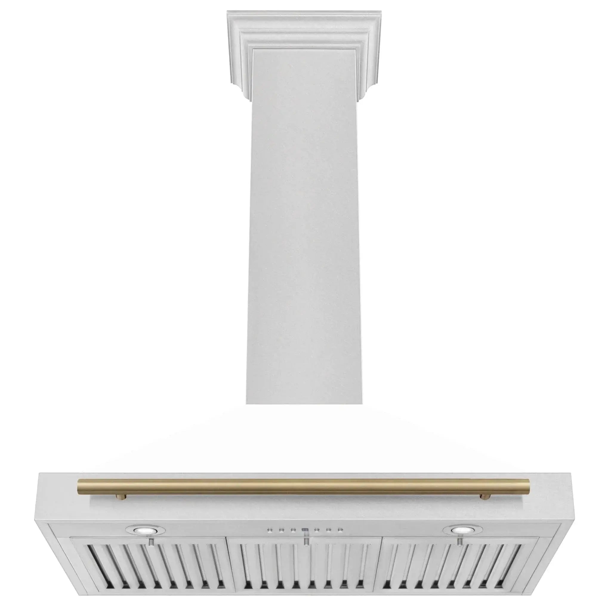 ZLINE 36" Autograph Stainless Wall Range Hood KB4SNZ-WM36-G by Farmhouse Kitchen and Bath