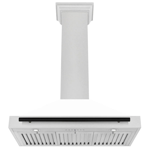 ZLINE 36" Autograph Stainless Wall Range Hood KB4SNZ-WM36-MB, photo 2 of 4