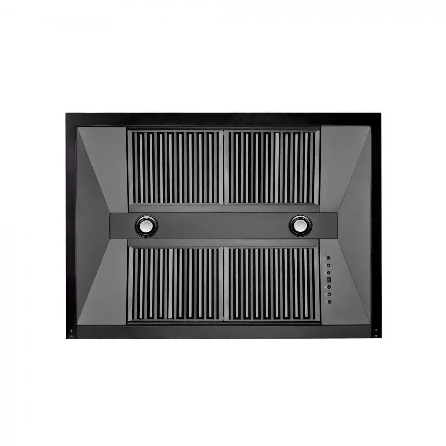 ZLINE 36" Black Stainless Steel Wall Mount Range Hood, BS655N-36 by Farmhouse Kitchen and Bath