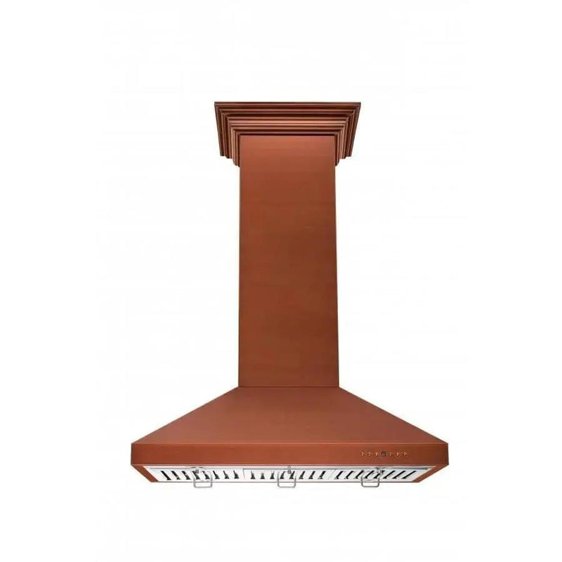 ZLINE 36" Copper Island Range Hood 8KL3iC-36 by Farmhouse Kitchen and Bath