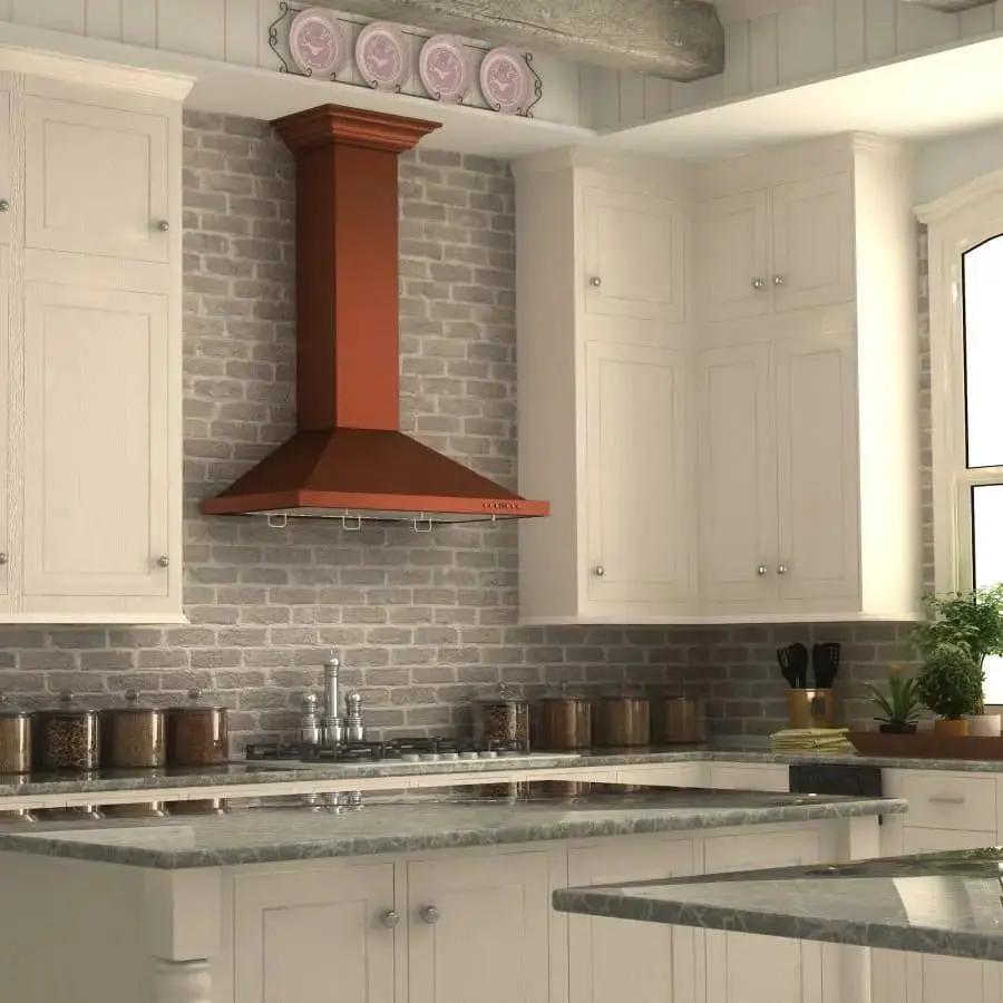 ZLINE 36" Copper Wall Range Hood 8KBC-36 by Farmhouse Kitchen and Bath