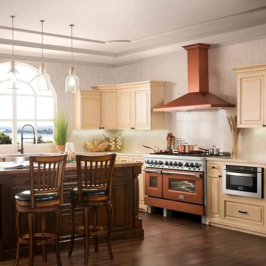 ZLINE 36" Copper Wall Range Hood 8KBC-36 by Farmhouse Kitchen and Bath