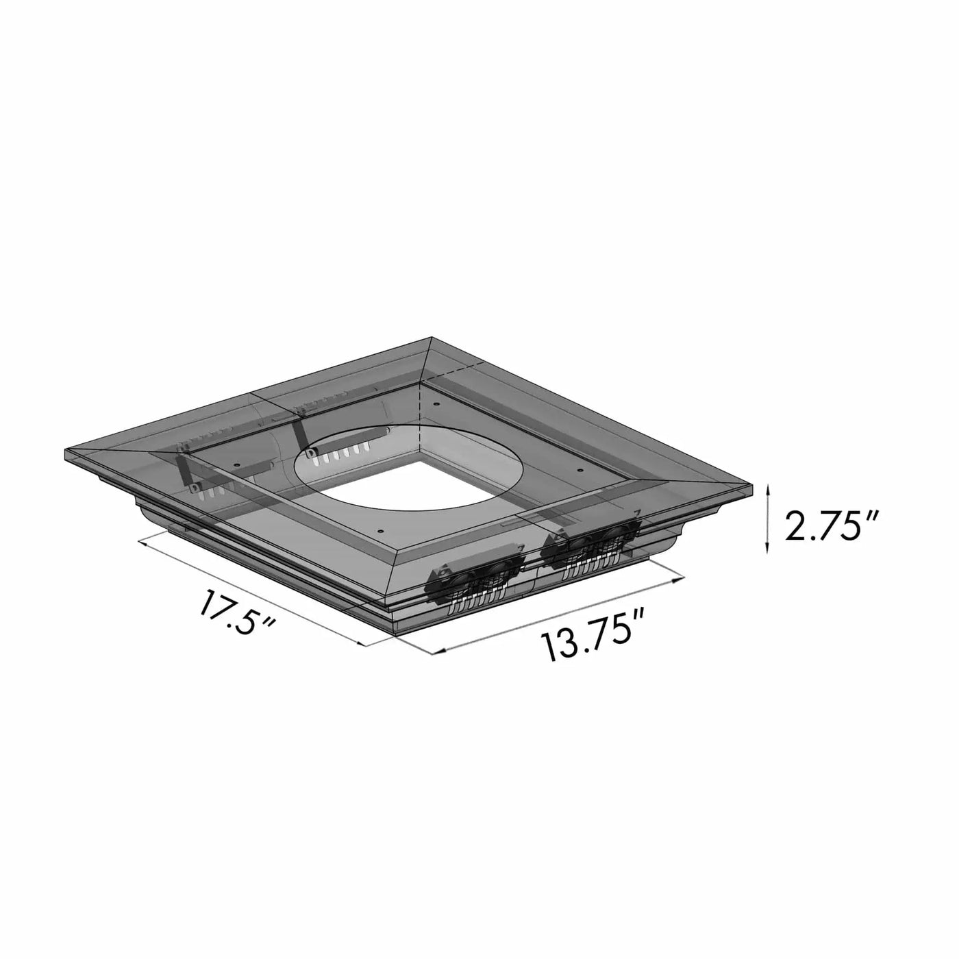 ZLINE CrownSound‚ Ducted Vent Island Mount Range Hood in Stainless Steel, Built-in Bluetooth Speakers, KL3iCRN-BT by Farmhouse Kitchen and Bath