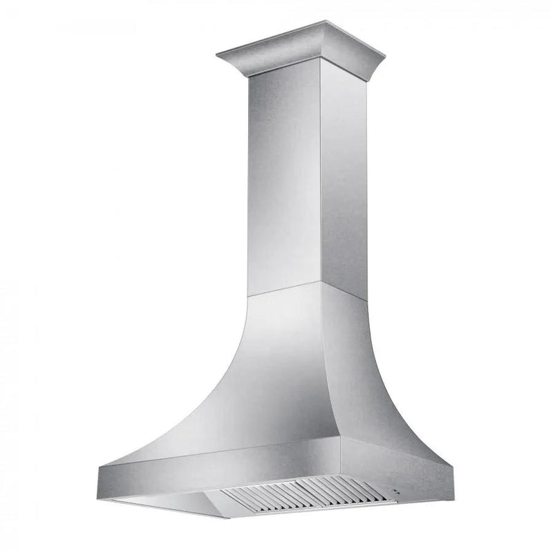 ZLINE 36" Designer DuraSnow® Stainless Steel Wall Range Hood, 8632S-36 by Farmhouse Kitchen and Bath