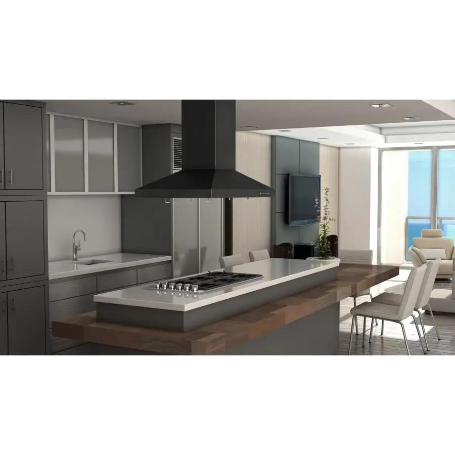 ZLINE 36" Designer Series Oil-Rubbed Bronze Island Range Hood, 8KL3iB-36 by Farmhouse Kitchen and Bath