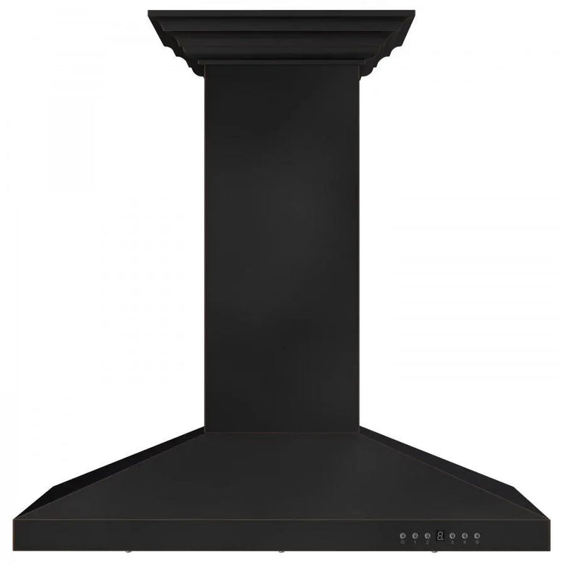 ZLINE 36" Designer Series Oil-Rubbed Bronze Island Range Hood, 8KL3iB-36 by Farmhouse Kitchen and Bath