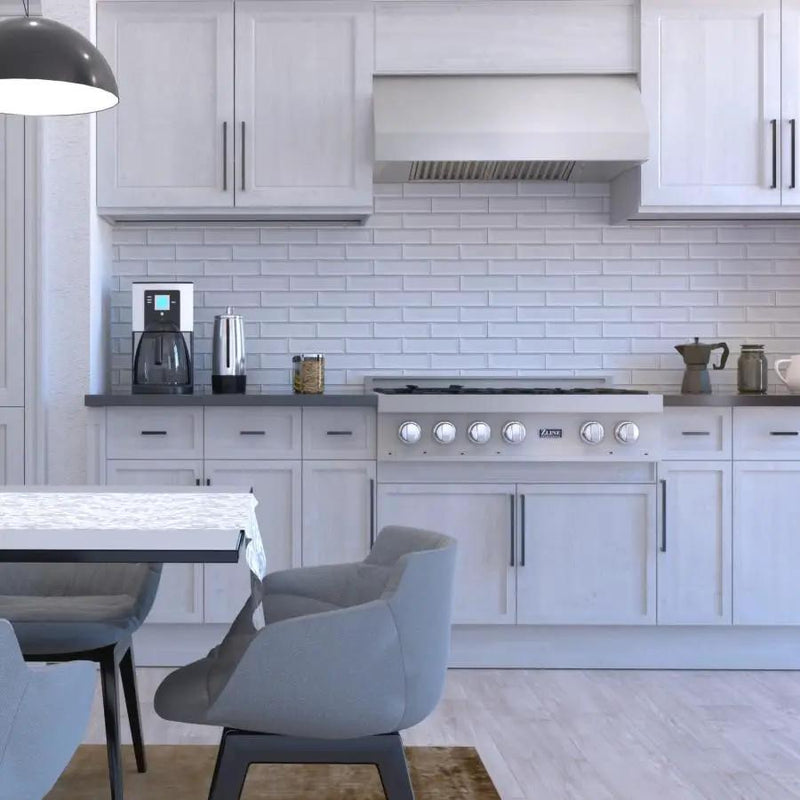 ZLINE 36" Designer Series Under Cabinet Range Hood, 8685S-36 by Farmhouse Kitchen and Bath