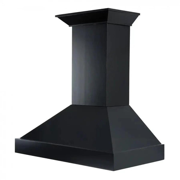 ZLINE 36" Designer Series Wooden Wall Range Hood in Black, KBCC-36, photo 2 of 11