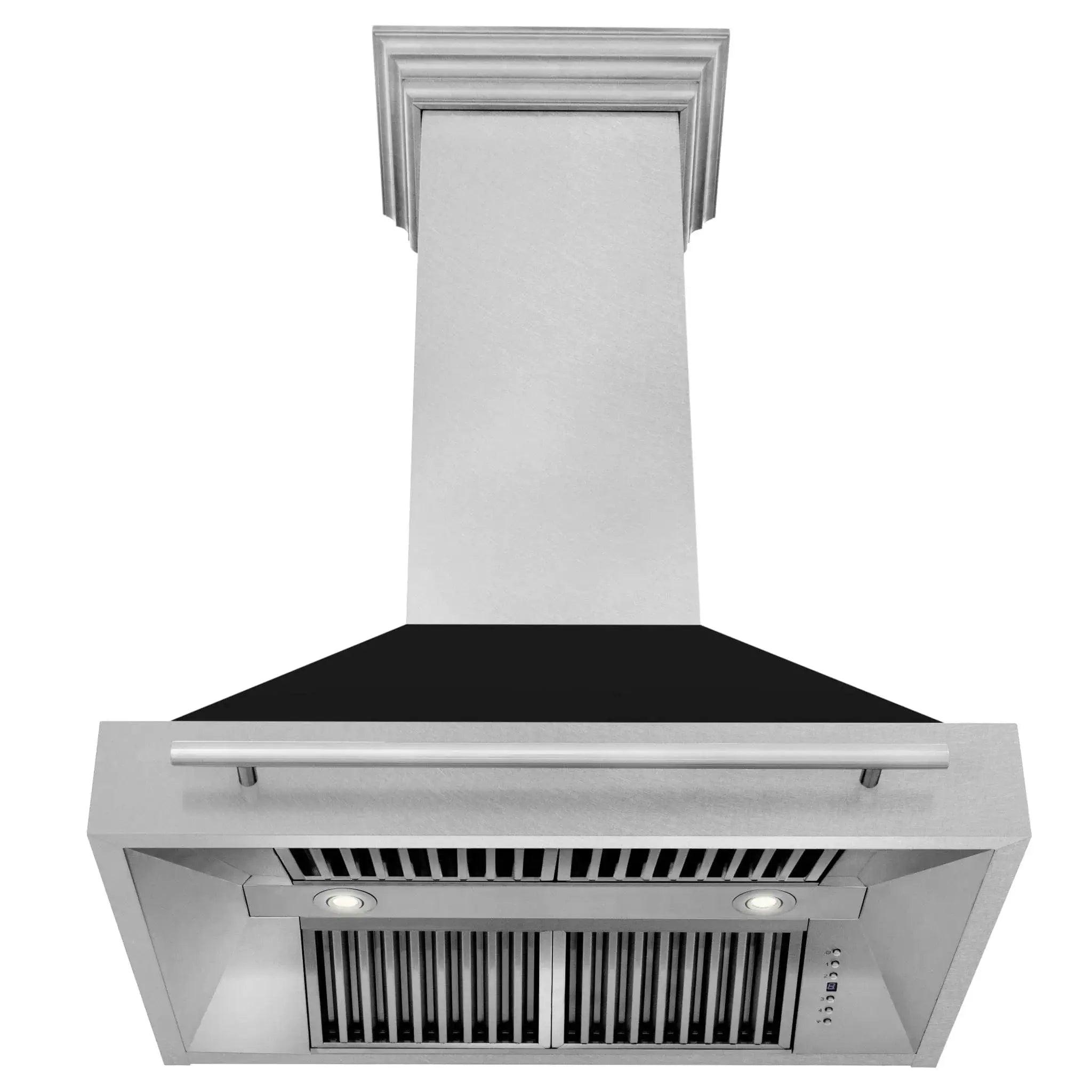 ZLINE 36" DuraSnow® Stainless Steel Range Hood 8654SNX-BLM-36 by Farmhouse Kitchen and Bath